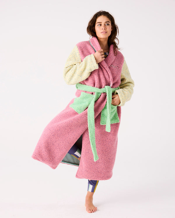 Candy Lane Adult Sherpa Robe