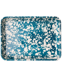 Milos Blue Enamel Roasting Tray