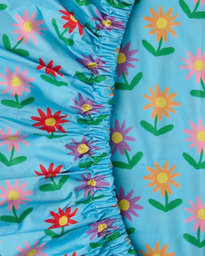 Little Flowers Organic Cotton Fitted Sheet