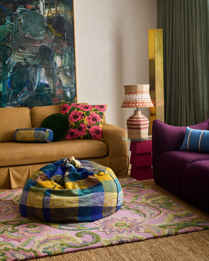 Bellevue Tartan Woven Beanbag