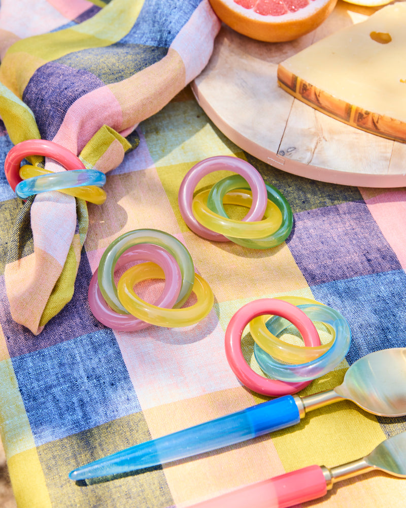 Bejewelled Trinity Napkin Rings