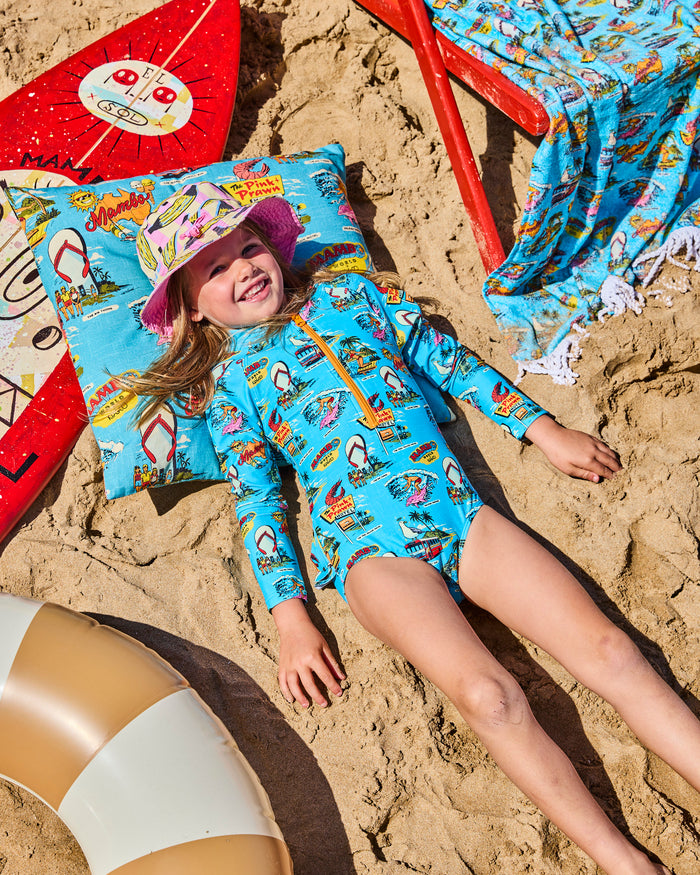 Kip&Co x Mambo Mambo World Long Sleeve Bathers