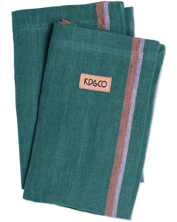 Wakame Crush Stripe 4P Napkin Set