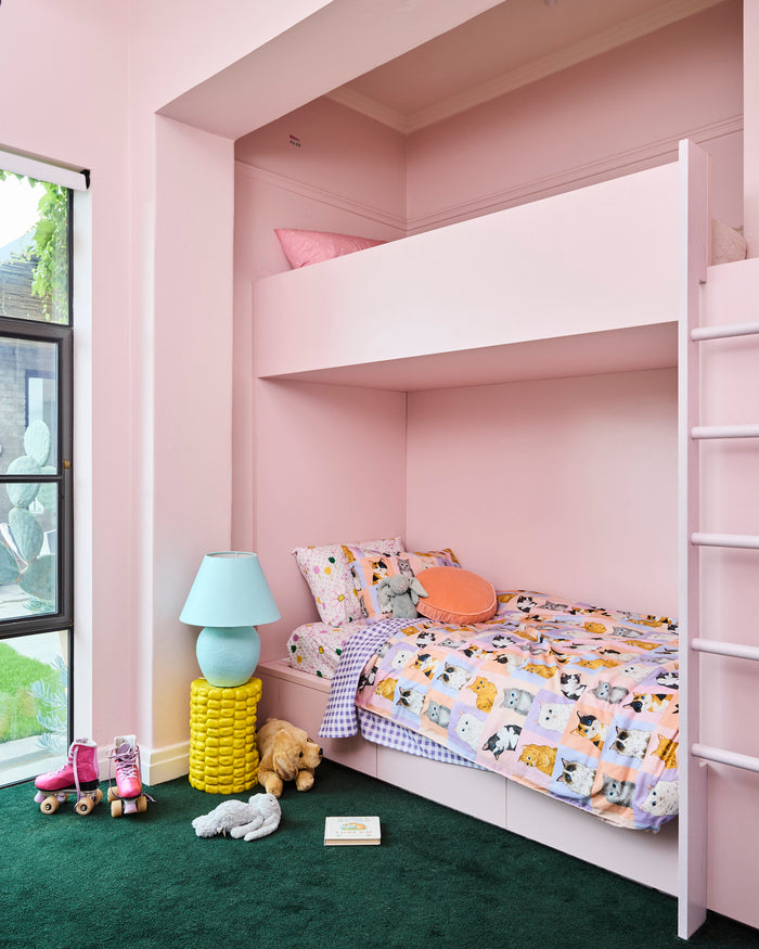 Kitty Cat Organic Cotton Quilt Cover