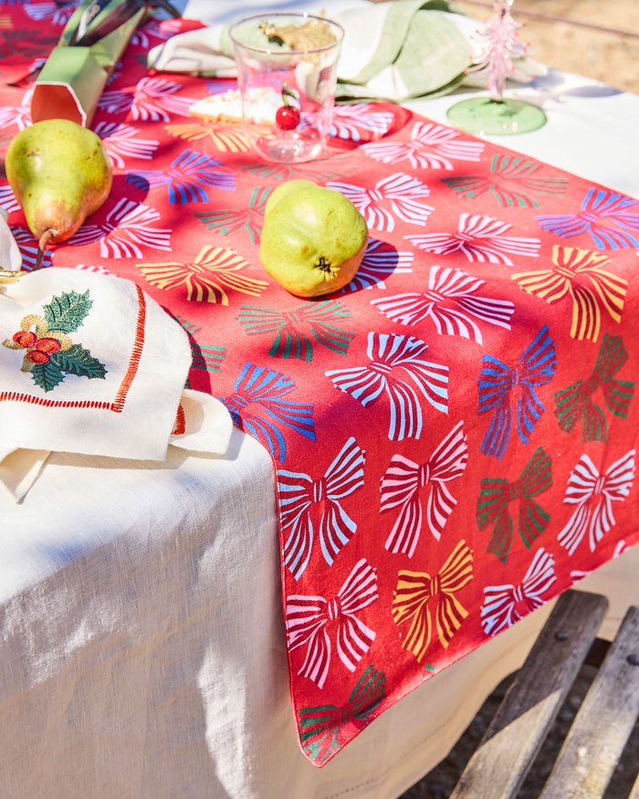 Festive Bow Table Runner