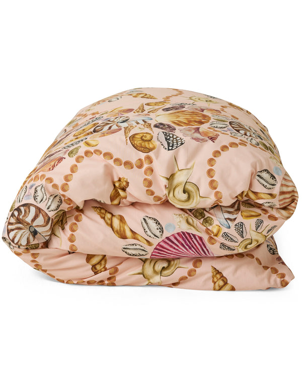 Costa Pink Organic Cotton Quilt Cover