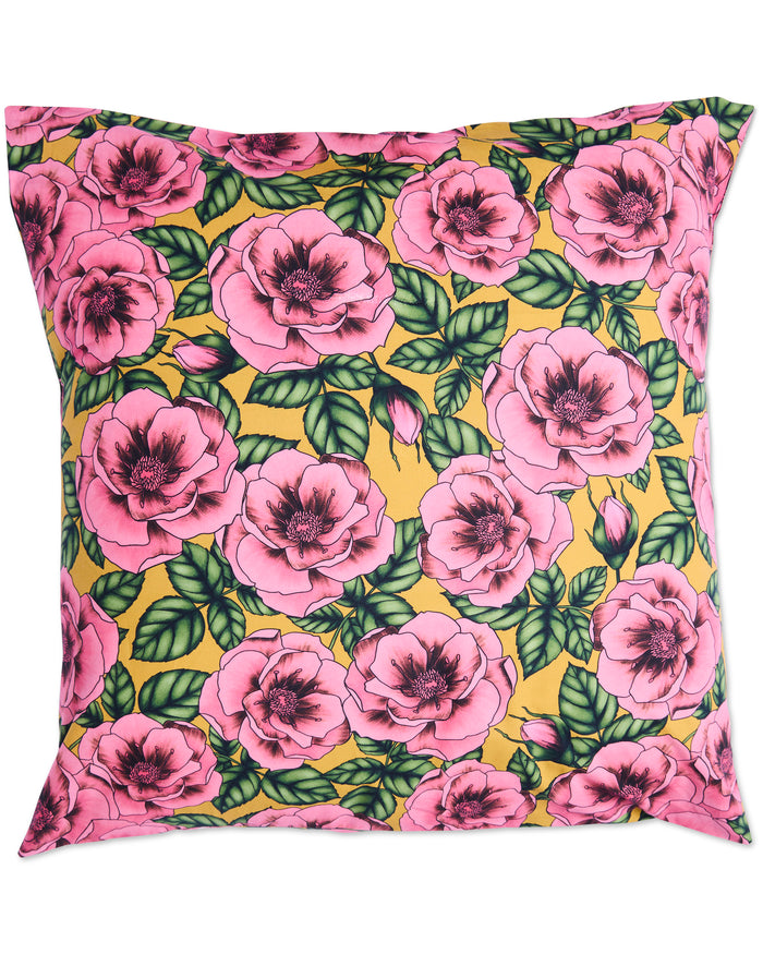 Golden Peony Organic Cotton European Pillowcases