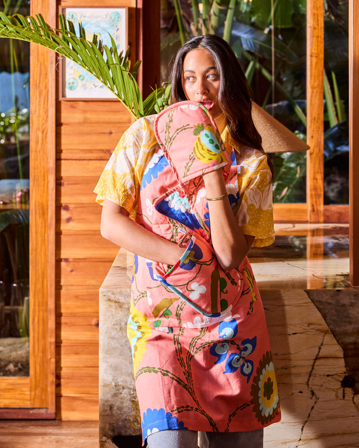 Kip&Co x Anna Spiro Isabelle Sunset Double Oven Mitt