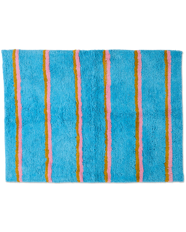 Aegean Stripe Bath Mat