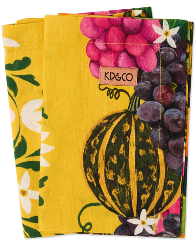 Garden Of Plenty 4P Napkin Set