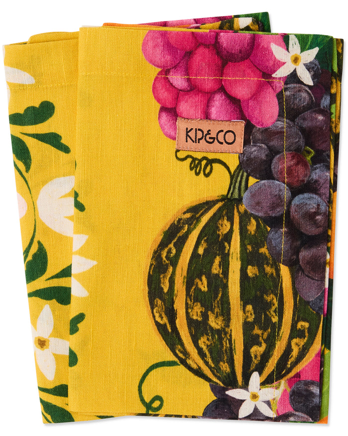 Garden Of Plenty 4P Napkin Set