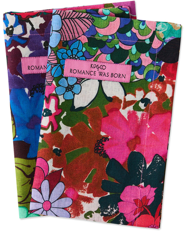 Kip&Co x Romance Was Born Flower Power Pink 4P Napkin Set