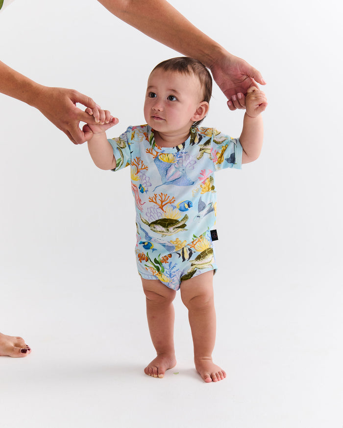 Reef Life Organic Short Sleeve Romper