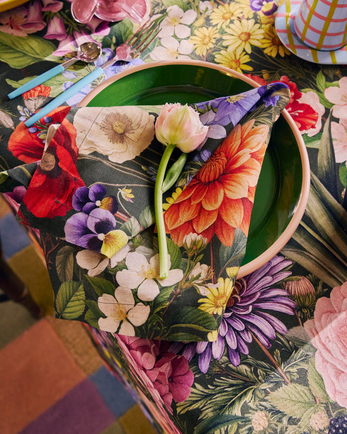 Cottage Garden Eden 4P Napkin Set