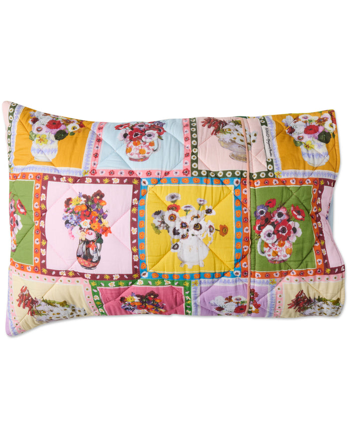 Kip&Co x Margaret Preston Margaret's Vase Organic Cotton Quilted Pillowcases