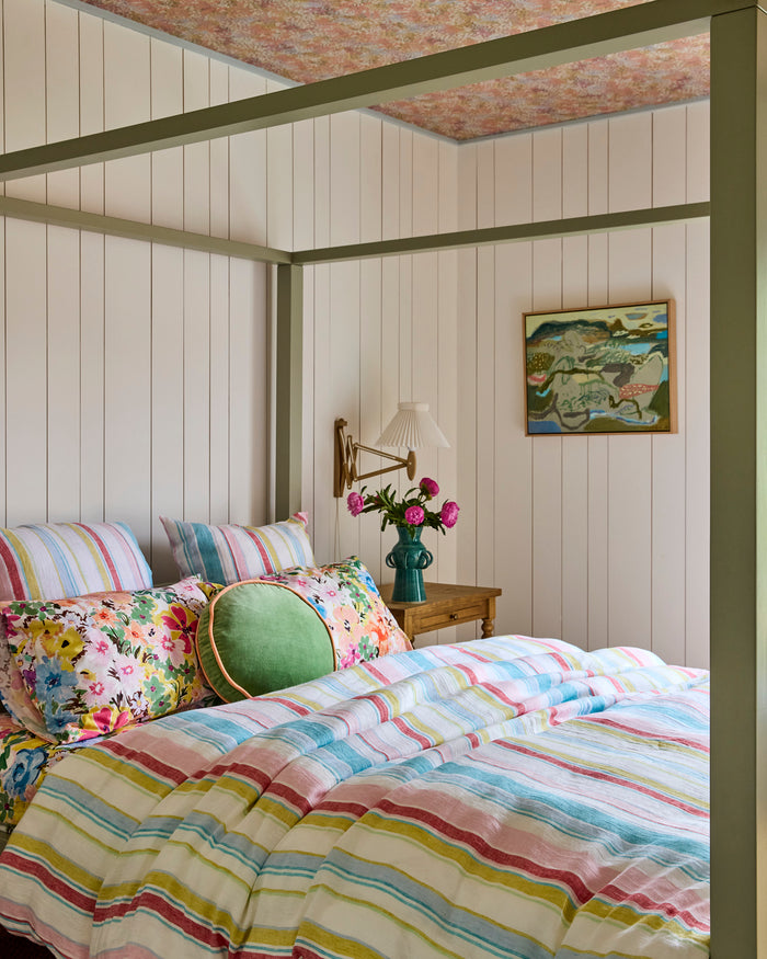 Bellissimo Stripe Linen European Pillowcases