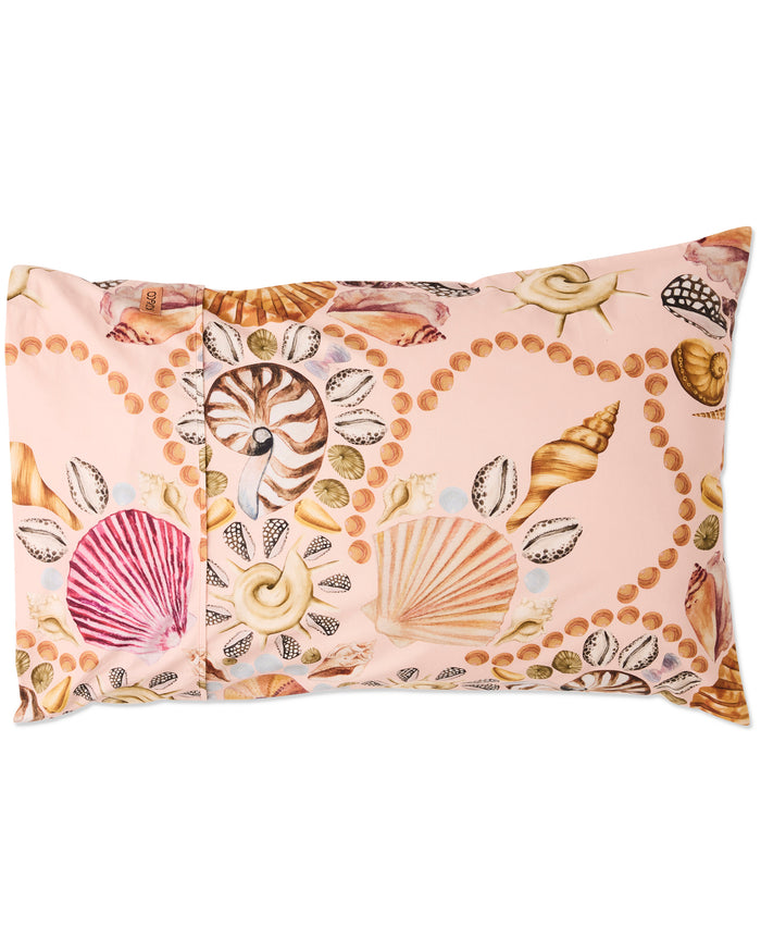 Costa Pink Organic Cotton Pillowcases