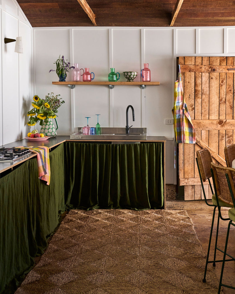 Florida Tartan Tea Towel