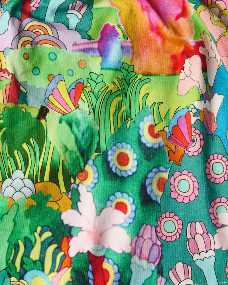 Kip&Co x The Beatles Big Flower Dreamscape Organic Cotton Everyday Dress