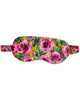 Golden Peony Silk Eye Mask