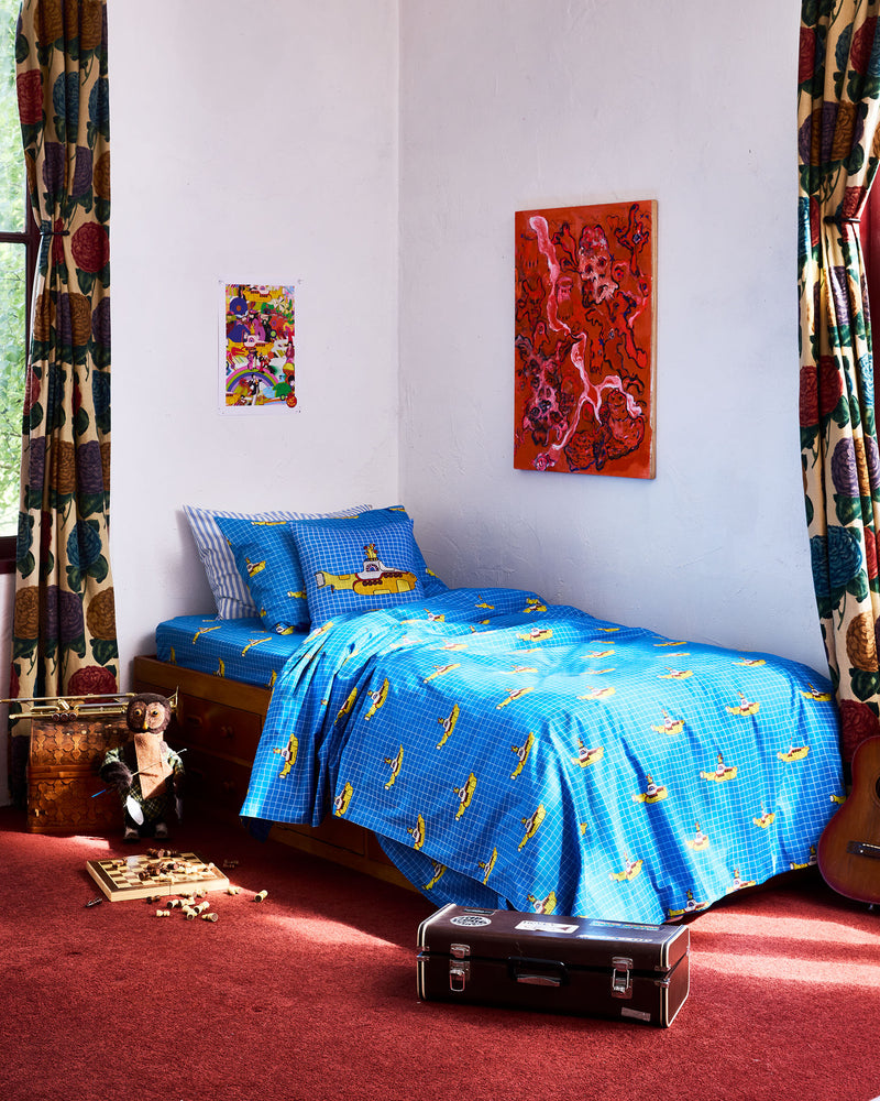 Kip&Co x The Beatles Yellow Submarine Organic Cotton Pillowcase