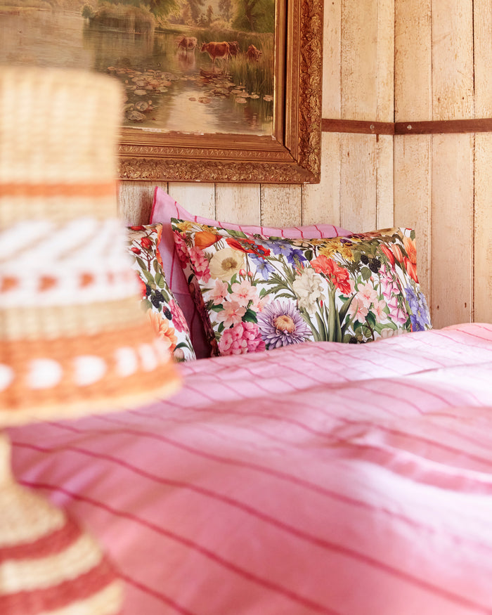 Cottage Garden Silk Pillowcase