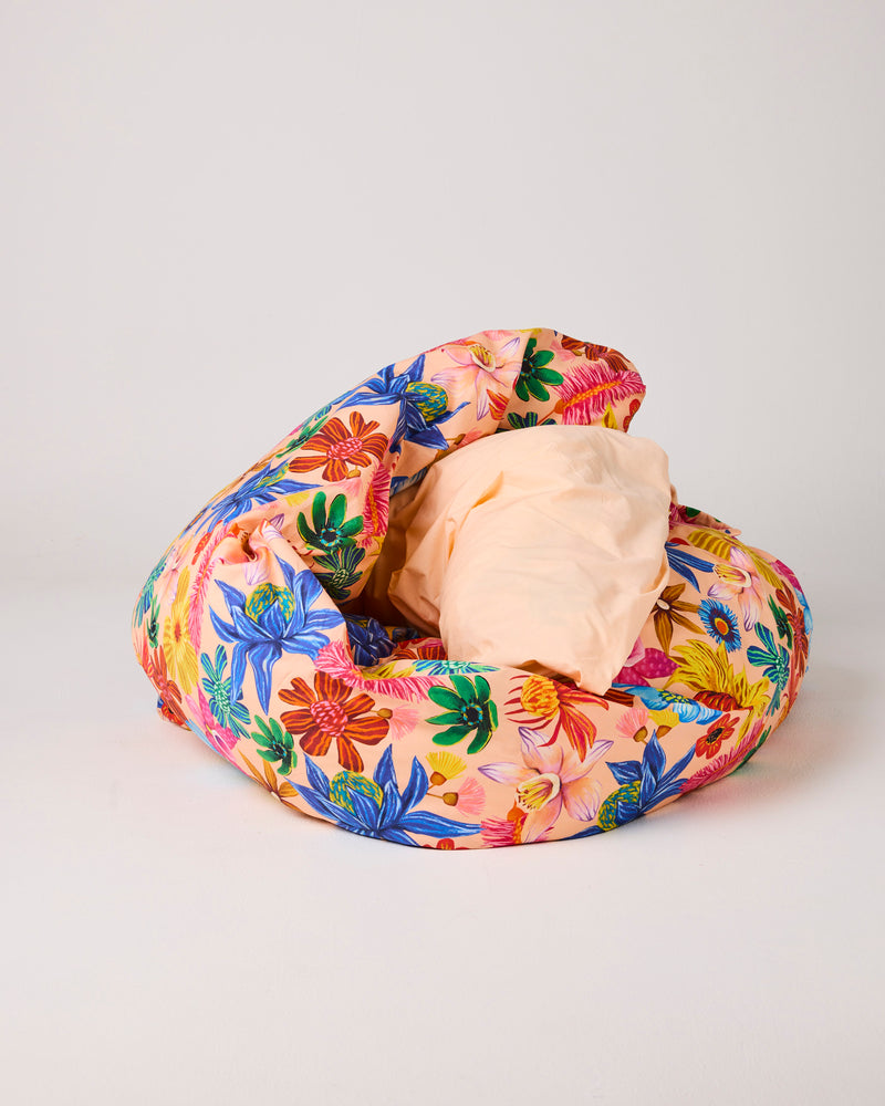 Wild Flowers In Bloom Organic Cotton Quilt Cover