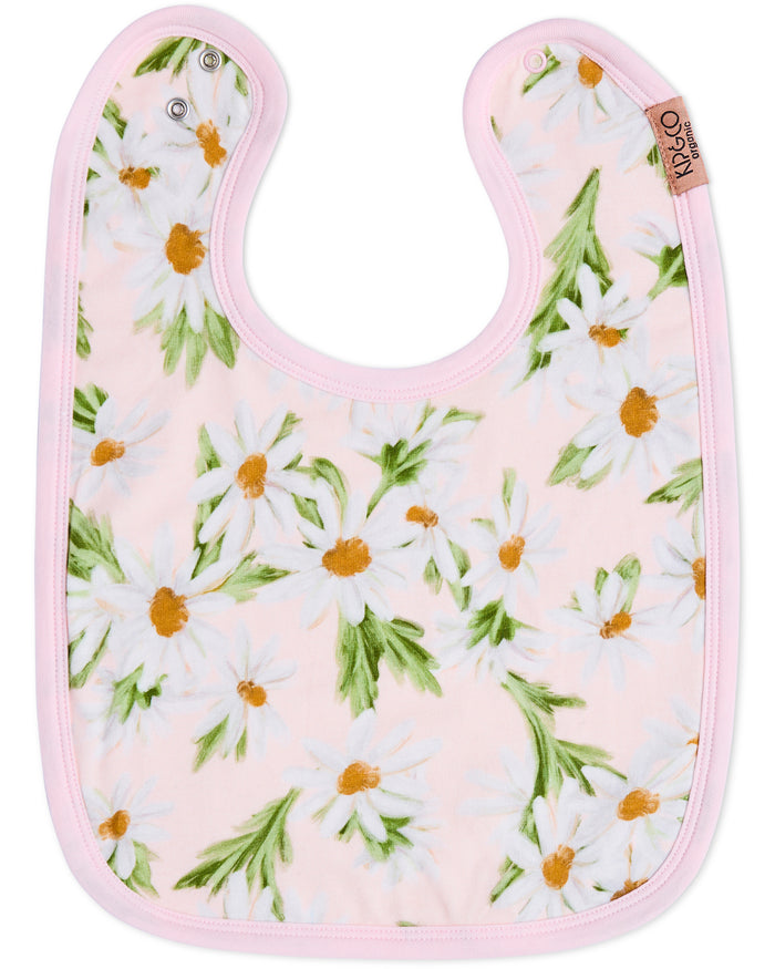 Sweet Daisy Organic Cotton Bib
