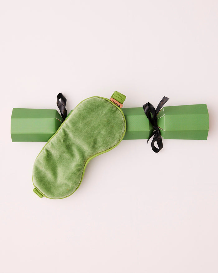 Pesto Velvet Eye Mask