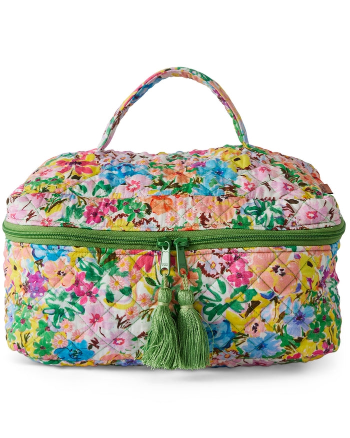 Alfresco Quilted Cotton Toiletry Case