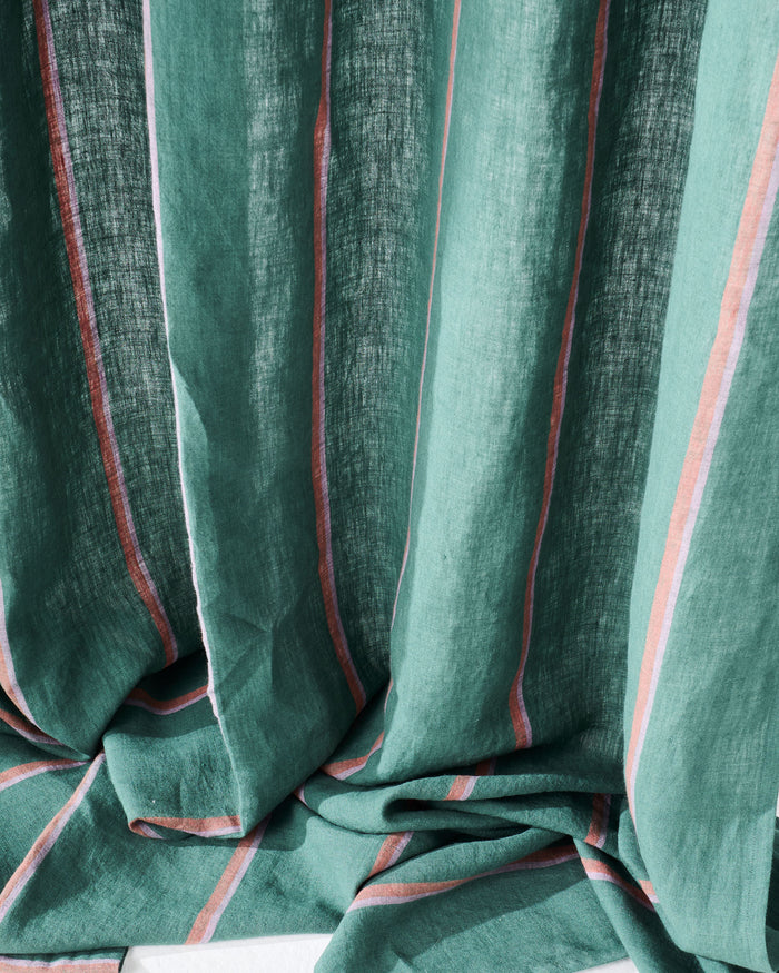 Wakame Crush Stripe Curtain Panel