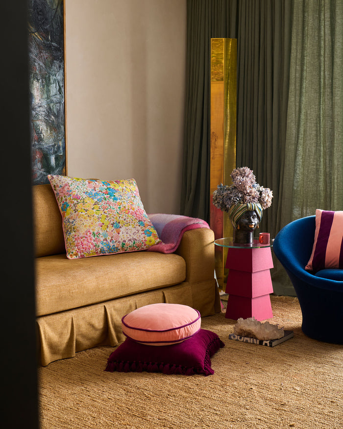 Forever Floral Butter Upholstery Cushion