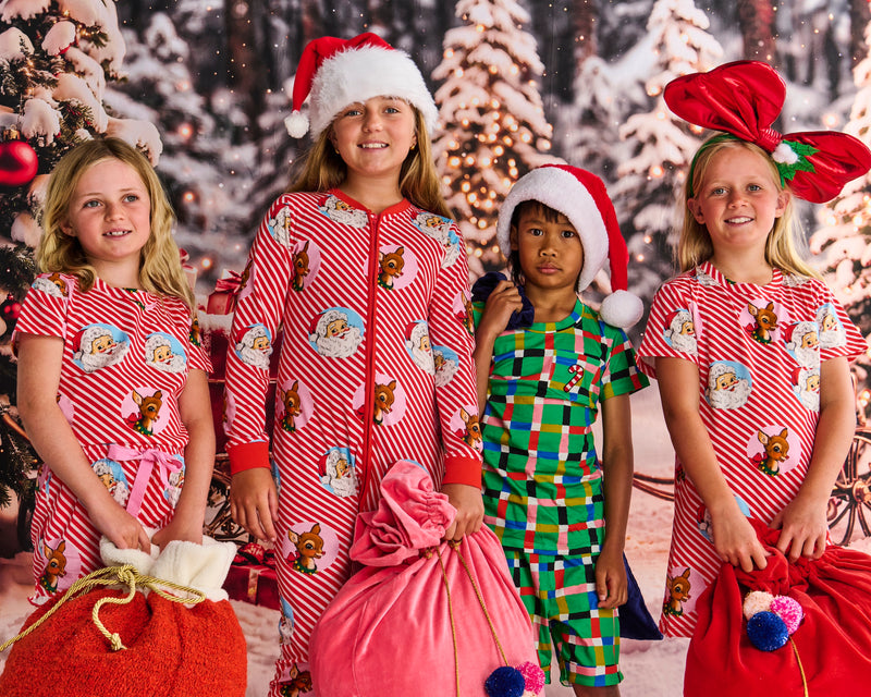 I Love Christmas Spot Kids Organic Cotton Short Sleeve Nightie