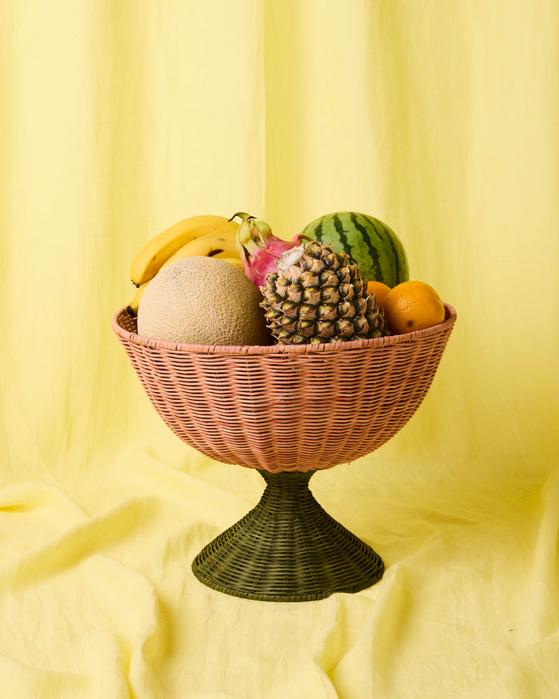 Portofino Rattan Fruit Bowl Stand