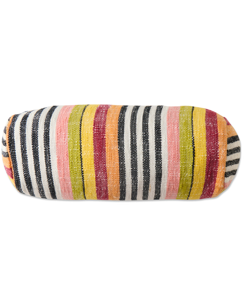 Casablanca Stripe Woven Bolster Cushion