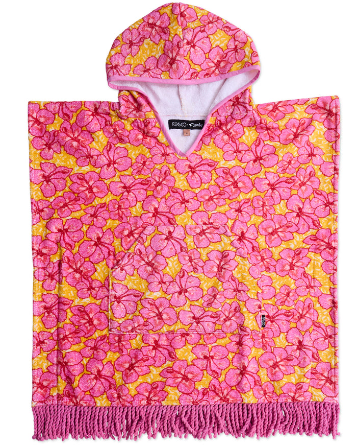 Kip&Co x Mambo Funshine Coast Printed Kids Terry Poncho