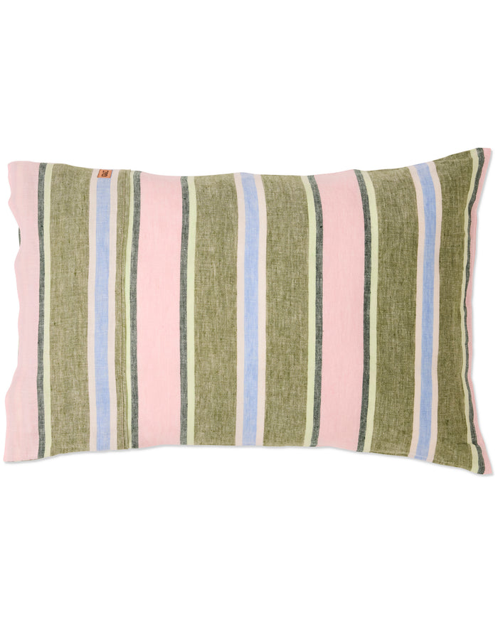 Cactus Stripe Linen Pillowcases