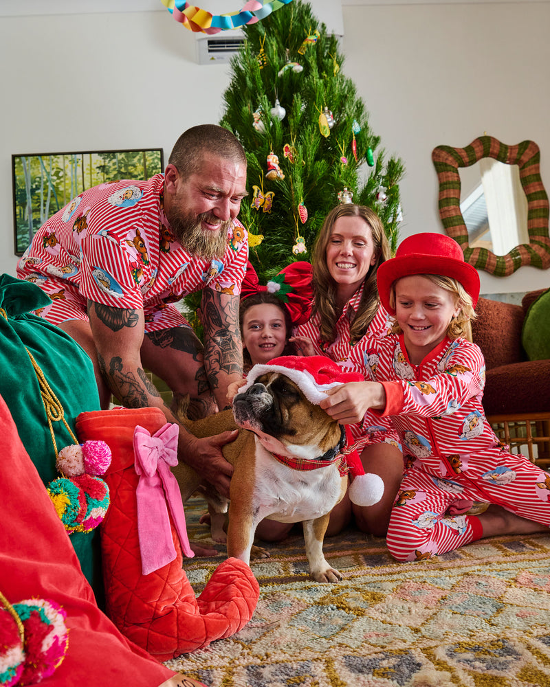 Christmas Bow Velvet Stocking