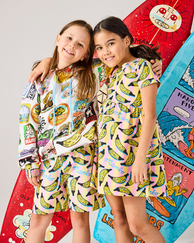Kip&Co x Mambo Going Bananas Organic Cotton Everyday Dress