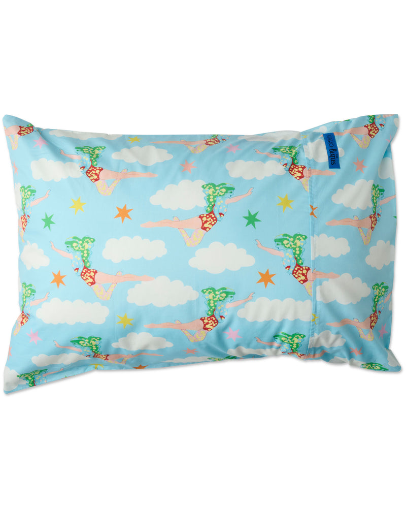 Kip&Co x The Beatles Lucy In The Sky With Diamonds Organic Cotton Pillowcase