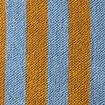 Como Stripe Round Bath Mat