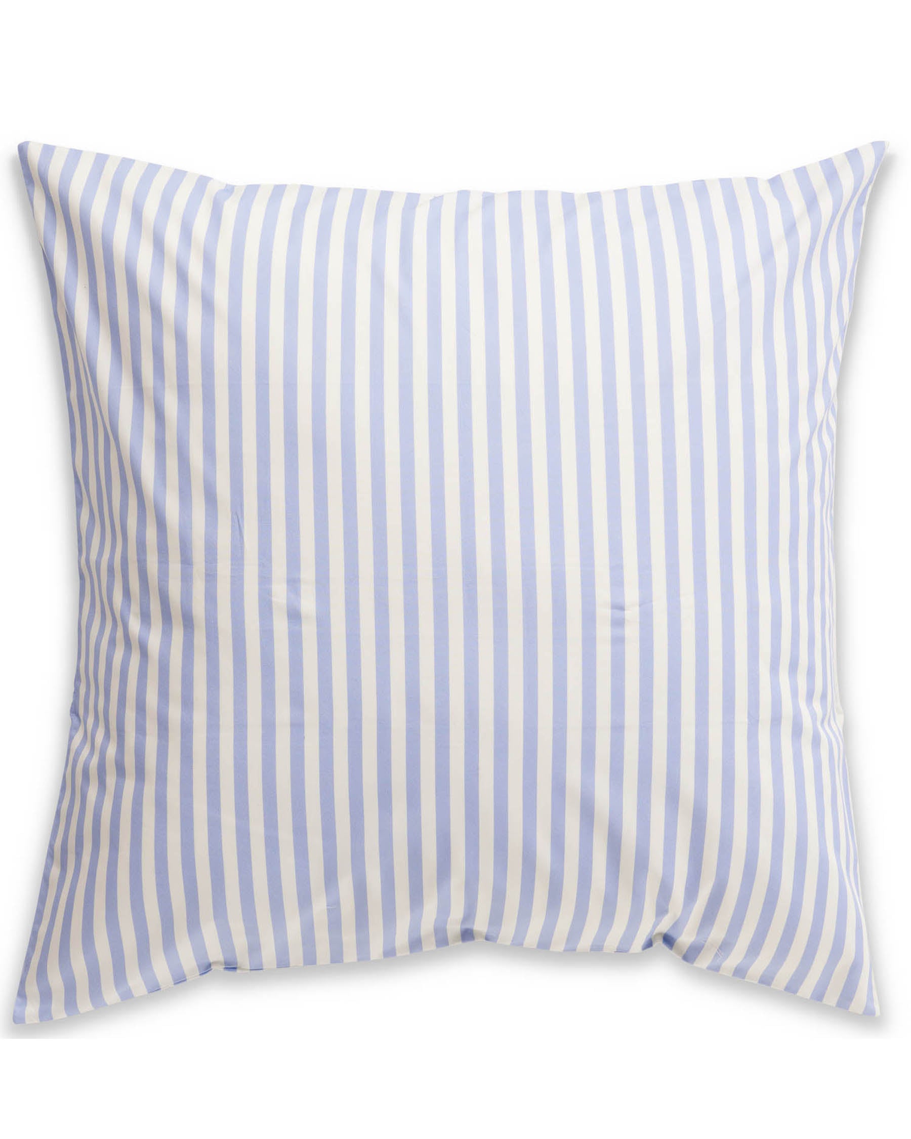 Fjord Flannel Stripe Cotton Oxford Pillowcase Set | Washed Blue/Ecru