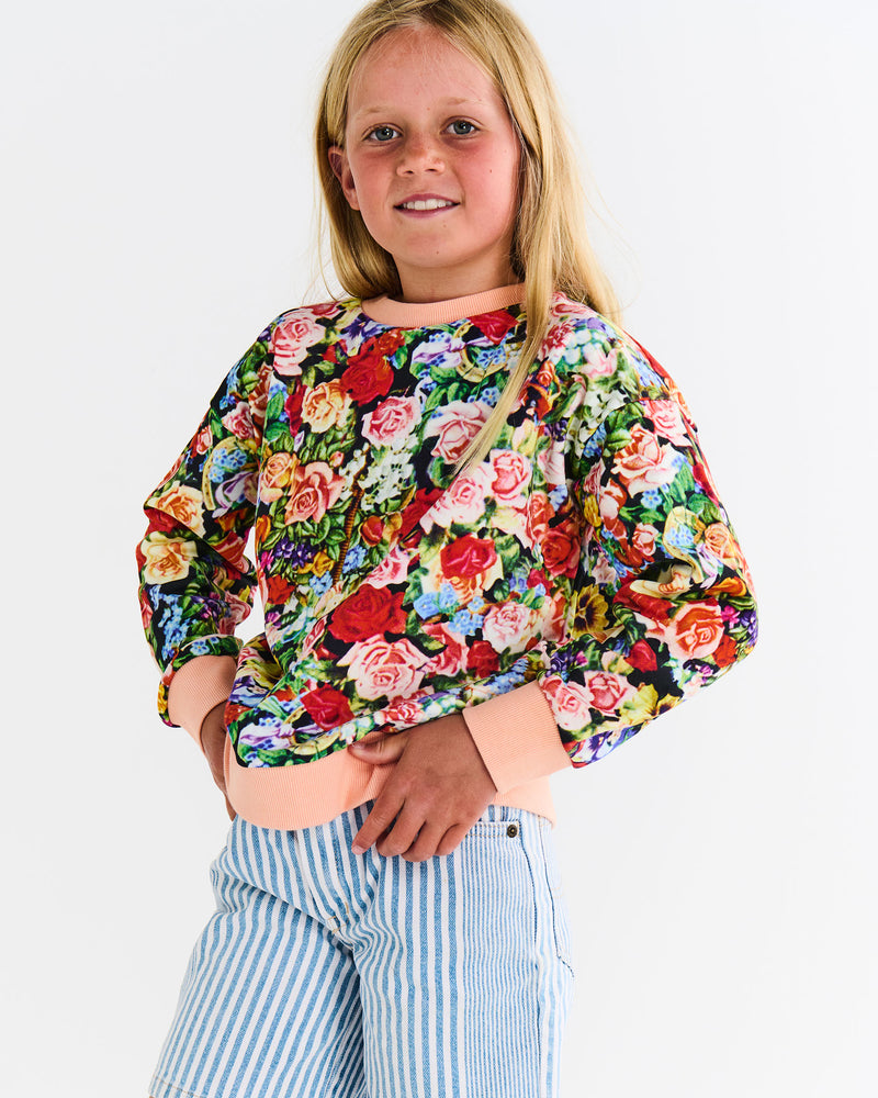 Kip&Co x The Beatles Pepperland Roses Organic Cotton Sweater