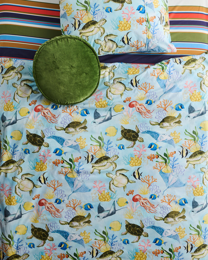 Reef Life Organic Cotton Pillowcase
