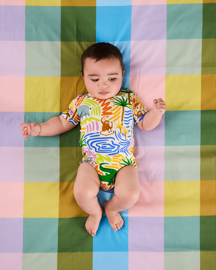 Savannah Organic Short Sleeve Romper