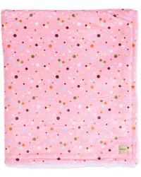 Polkadot Pink Kids Kuddle Blanket