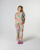 Alfresco Adult Organic Cotton Short Sleeve Shirt & Pant Pyjama Set