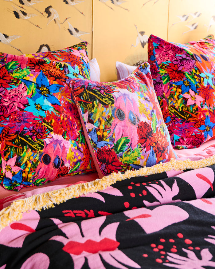 Kip&Co x Jenny Kee Growing The Peace Upholstery Cushion