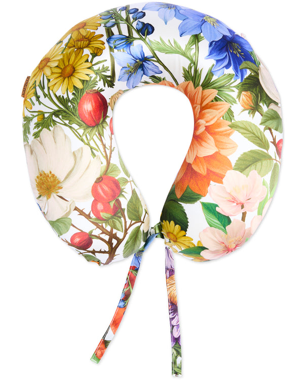 Cottage Garden Silk Travel Pillow