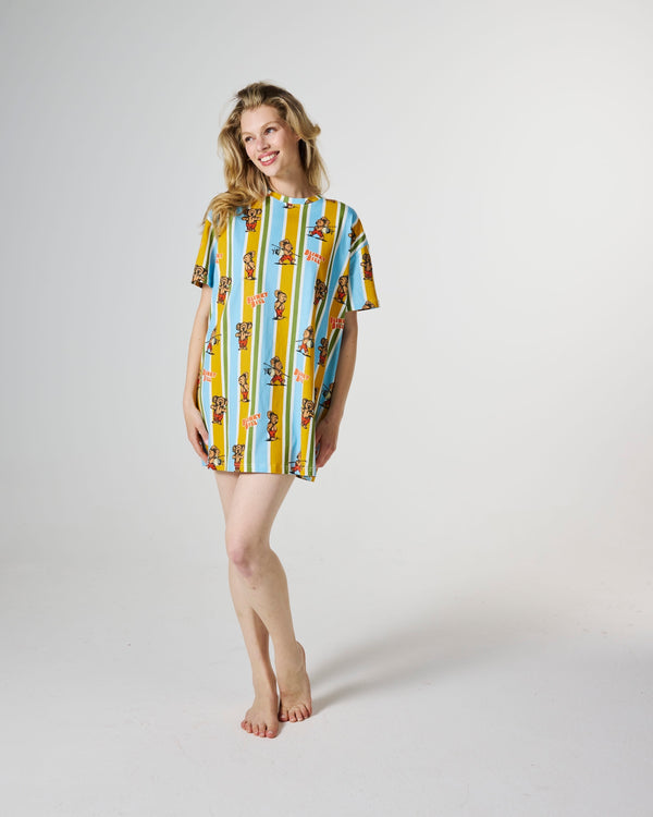 Kip&Co x Blinky Bill Adventures With Blinky Adult Organic Cotton Oversize T-shirt Nightie